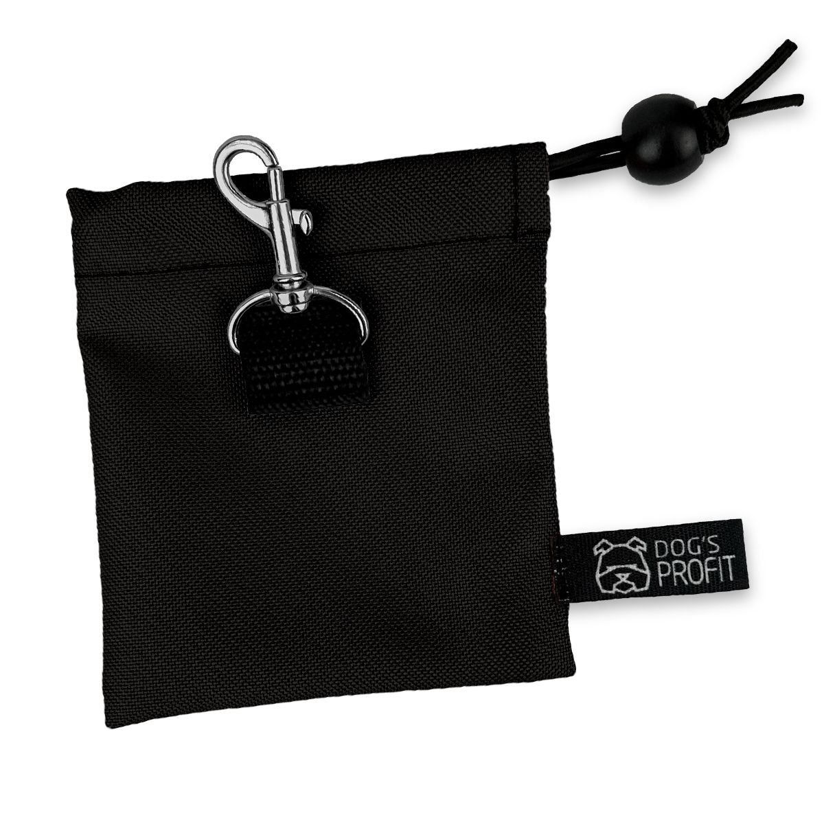 MINI saszetka na smaczki CZARNA JAK SERCE EX