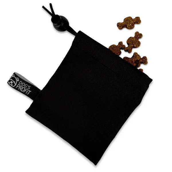 MINI saszetka na smaczki CZARNA JAK SERCE EX