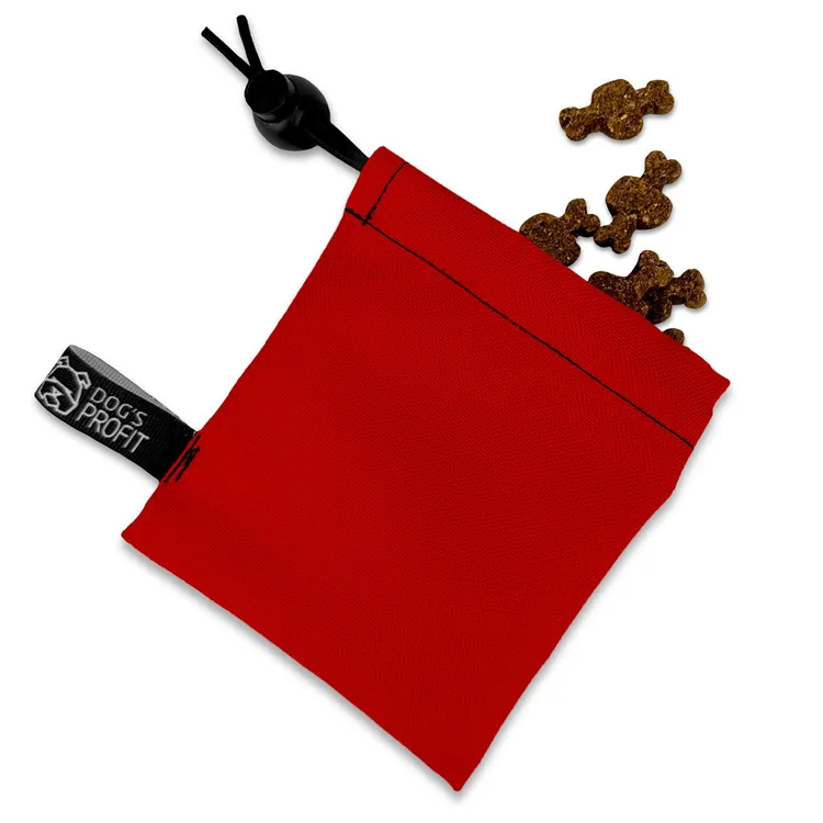 MINI saszetka na smaczki CZERWONA JAK CEGŁA