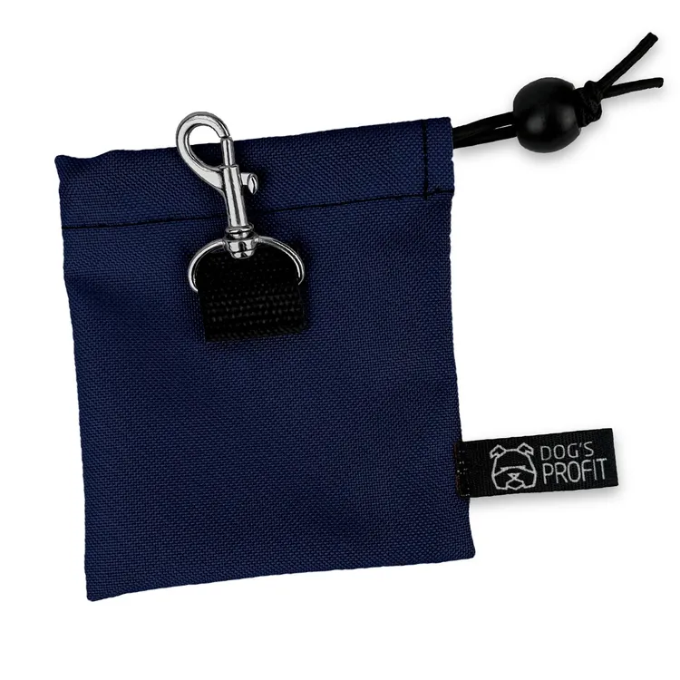 MINI saszetka na smaczki NIEBIESKA JAK NOCNE NIEBO