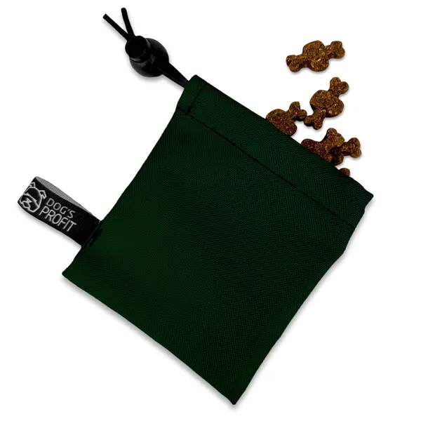 MINI saszetka na smaczki ZIELONA JAK BUTELKA