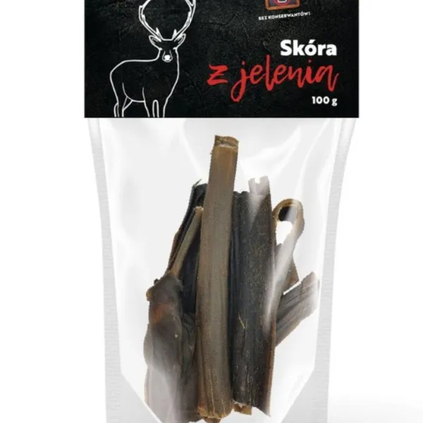 Syta Micha Suszona skóra Z JELENIA dla psa 100g