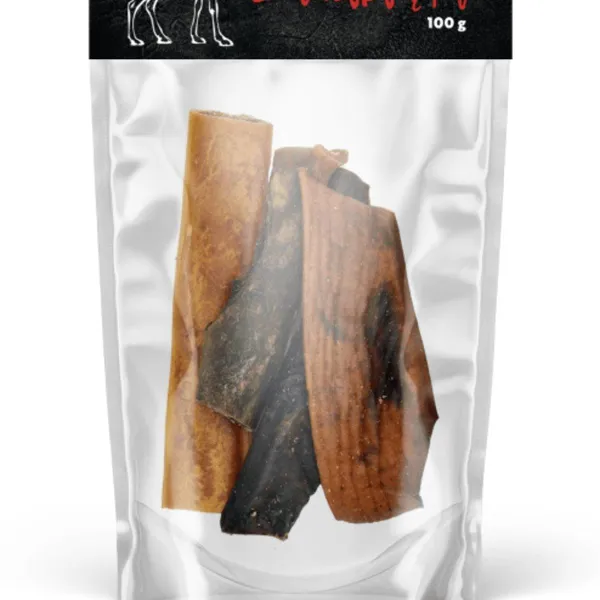 Syta micha skóra z WIELBŁADA dla psa 100g