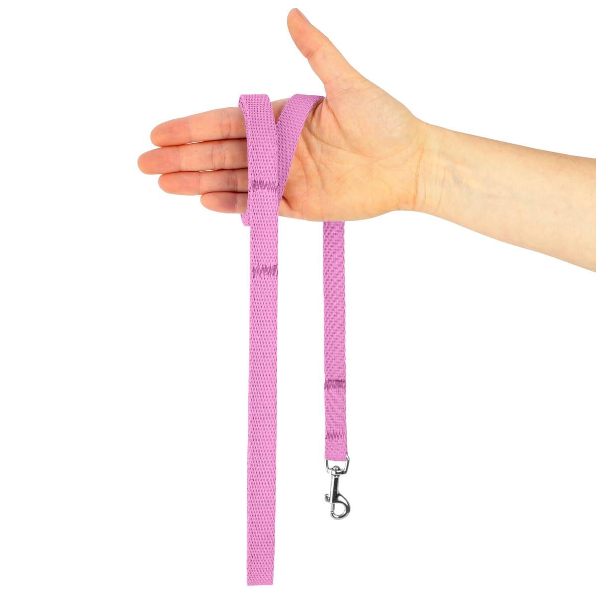 Smycz dla szczeniaka PUDROWORÓŻOWA JAK MAJTKI