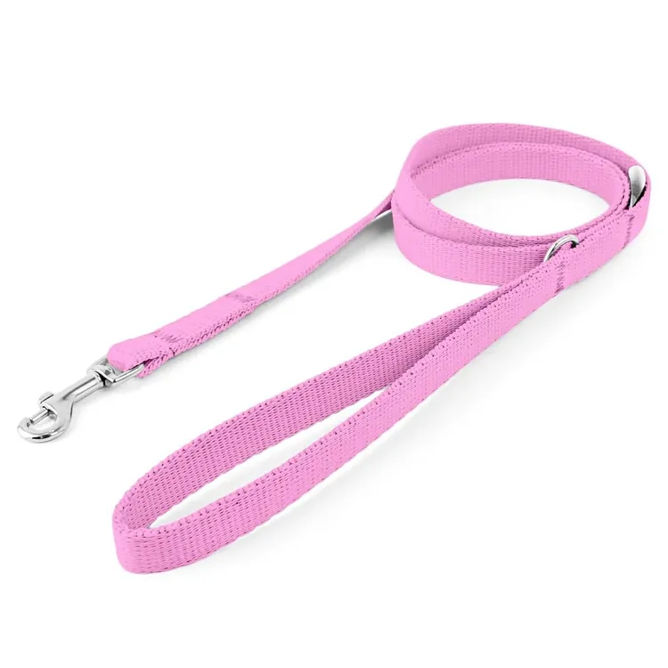 Smycz dla szczeniaka PUDROWORÓŻOWA JAK MAJTKI