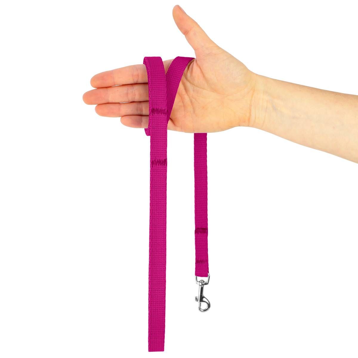 Smycz dla szczeniaka RÓŻOWA JAK SIĘ PATRZY