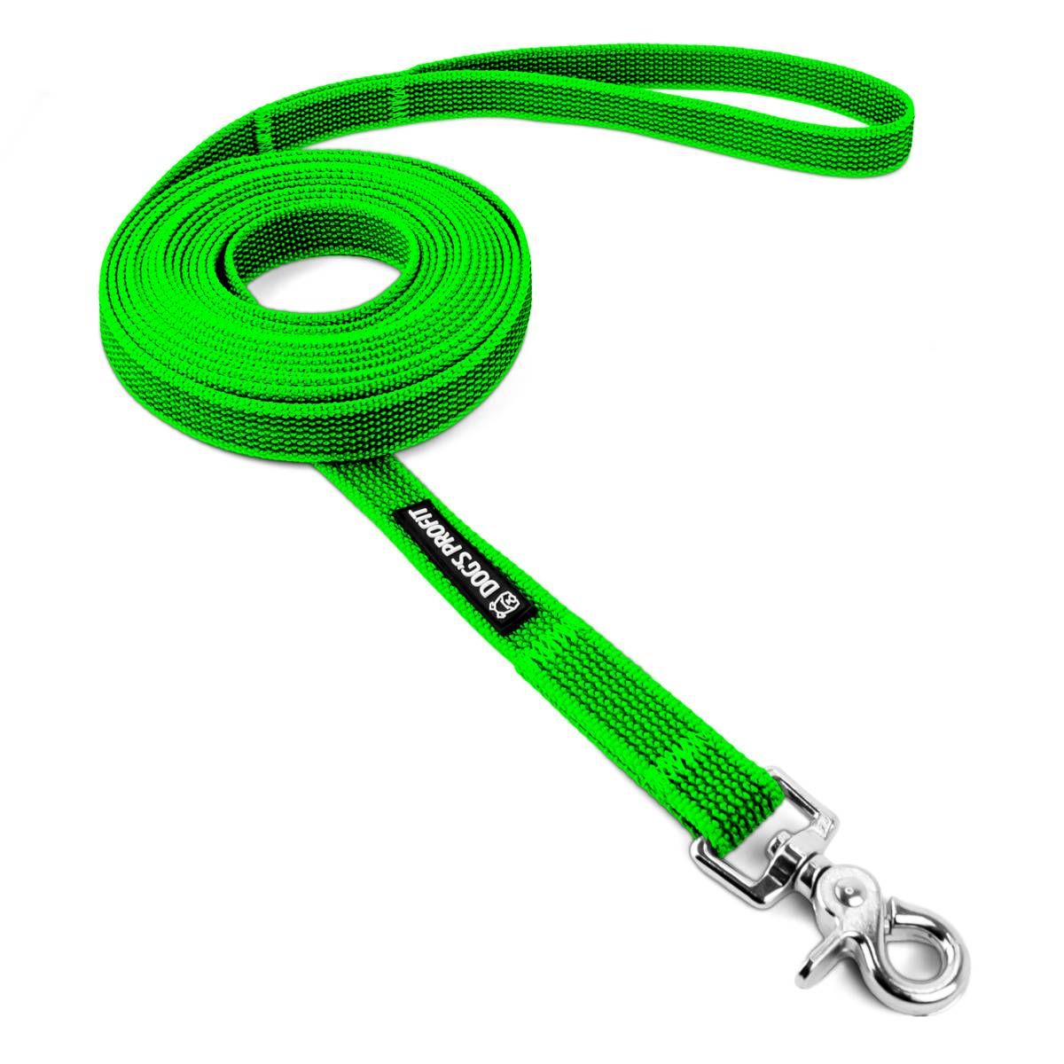 Antypoślizgowa smycz treningowa LIME 5m 20mm