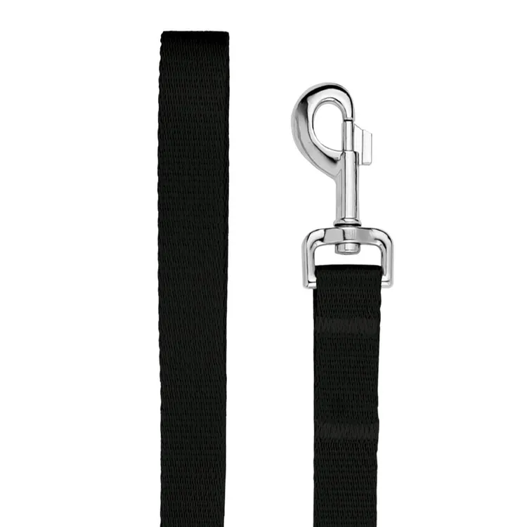 Smycz miejska CZARNA JAK SERCE EX 150cm 20mm