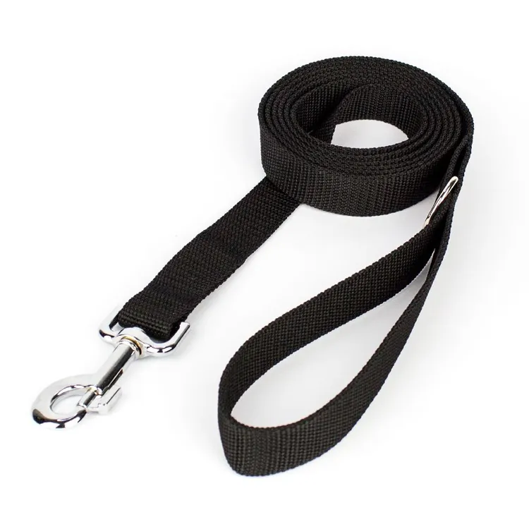 Smycz miejska CZARNA JAK SERCE EX 150cm 20mm