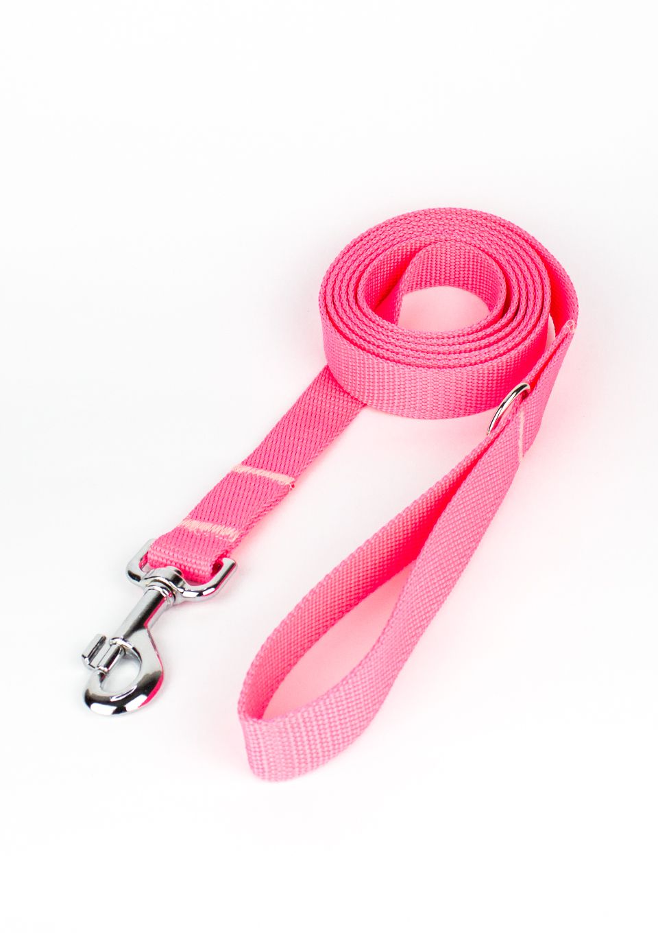 Smycz miejska BASIC RÓŻOWY NEON