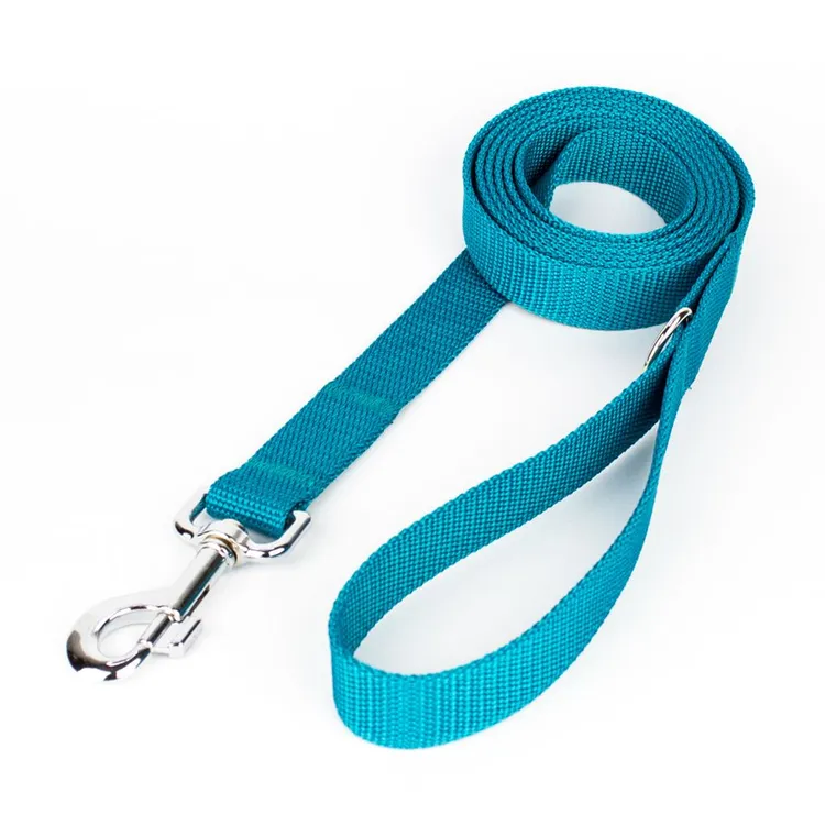Smycz miejska BASIC TURKUSOWA 150cm 20mm