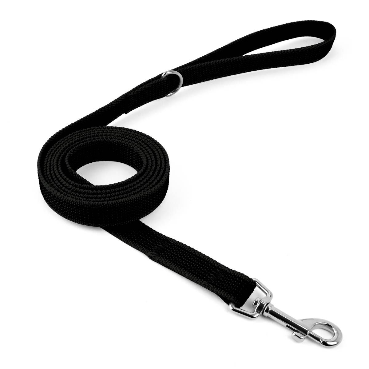 Gumowana smycz miejska NEGRO 150cm 20mm
