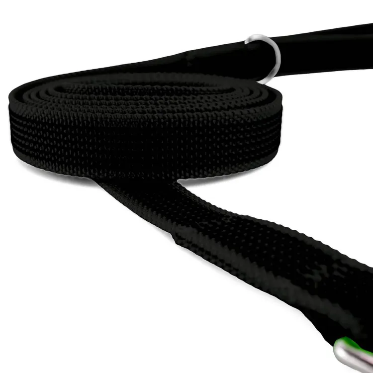 Gumowana smycz miejska NEGRO 150cm 20mm