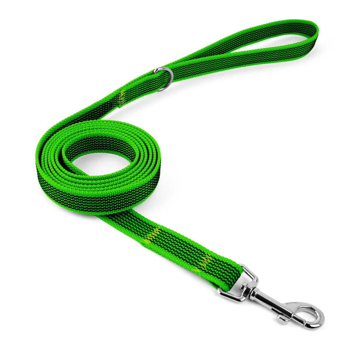 Antypoślizgowa smycz miejska LIME 150cm 20mm