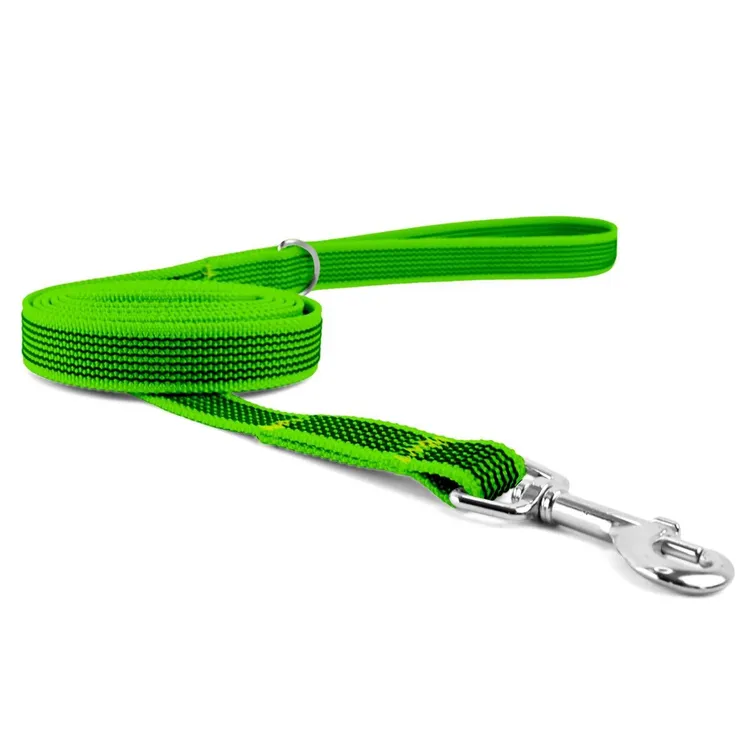 Antypoślizgowa smycz miejska LIME 150cm 20mm