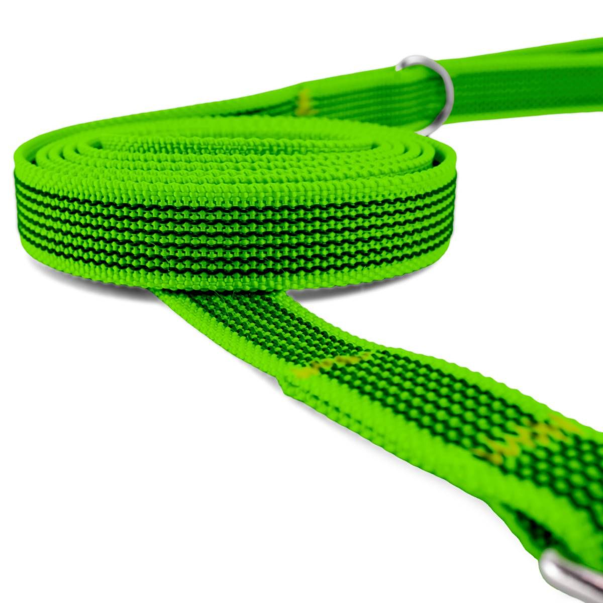 Antypoślizgowa smycz miejska LIME 150cm 20mm