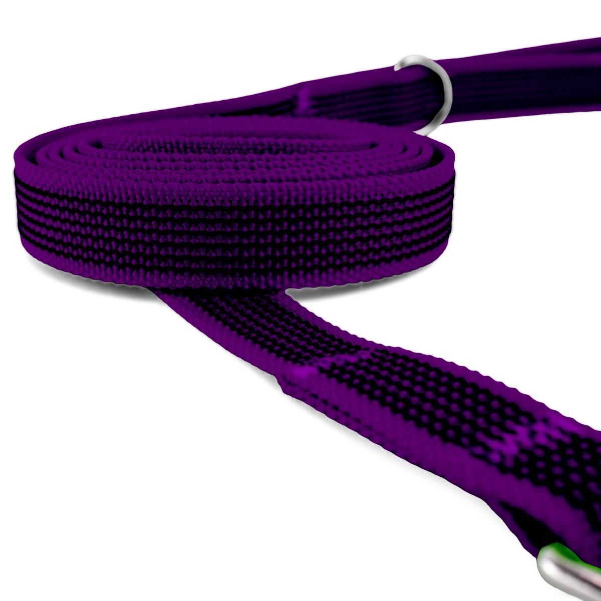 Antypoślizgowa smycz miejska ULTRA VIOLET 150cm 20mm