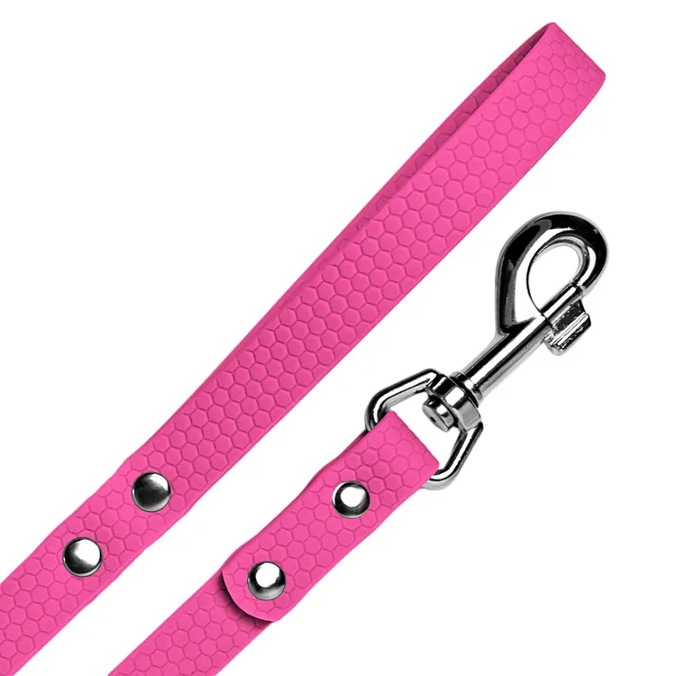 Smycz miejska ADVENTURE HEXA PINK 150cm 16mm