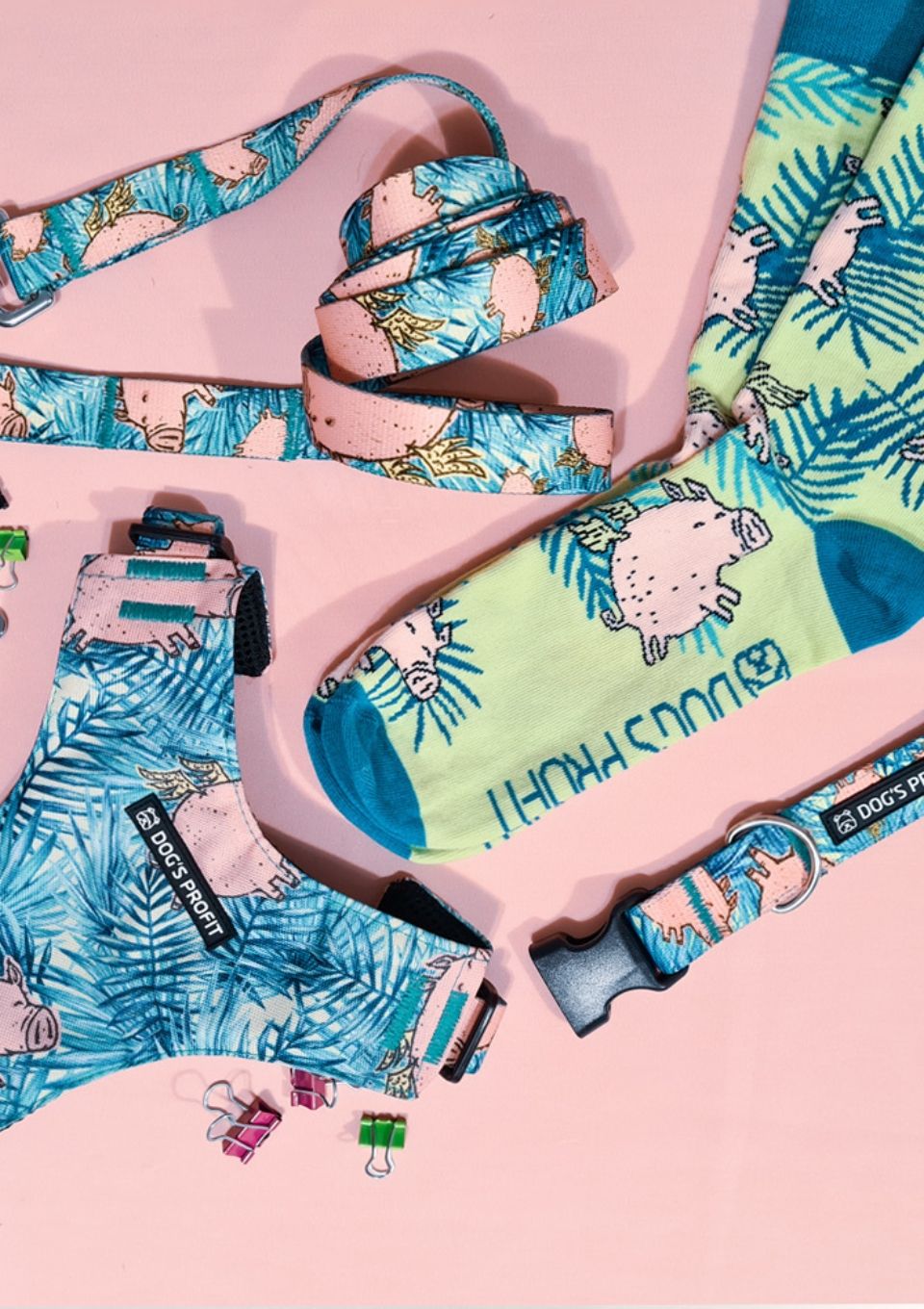 Smycz przepinana JUNGLE PIG 200cm 20mm