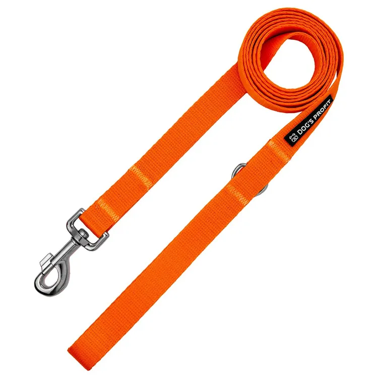 Smycz miejska POMARAŃCZOWA JAK POMARAŃCZA 150cm 20mm