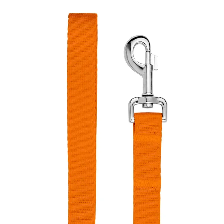 Smycz miejska POMARAŃCZOWA JAK POMARAŃCZA 150cm 20mm