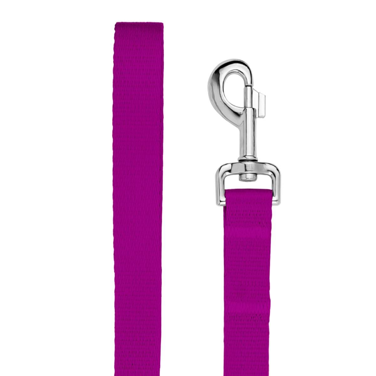 Smycz miejska RÓŻOWA JAK SIĘ PATRZY 150cm 20mm