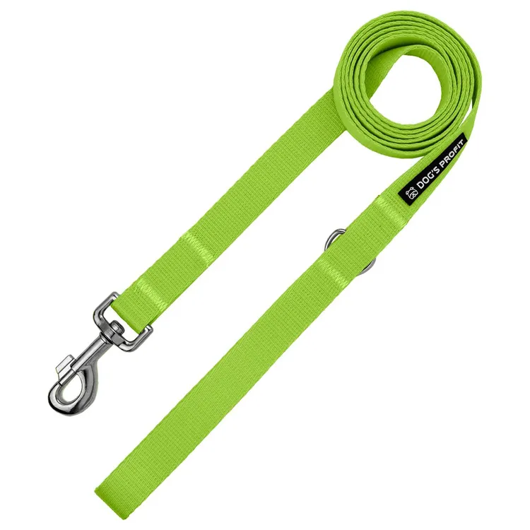 Smycz miejska ZIELONA JAK TRAWA 150cm 20mm