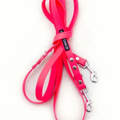 Smycz przepinana ADVENTURE PINK