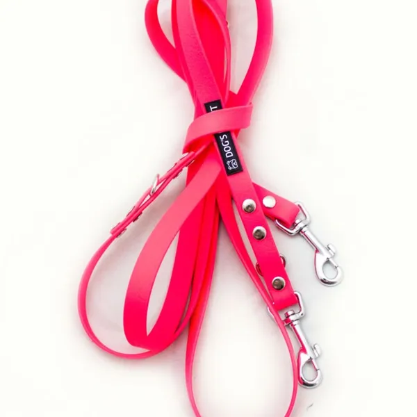 Smycz przepinana ADVENTURE PINK