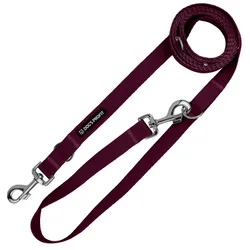 Smycz przepinana BORDOWA JAK WINO