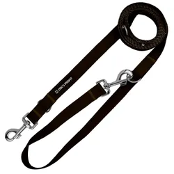 Smycz przepinana BRĄZOWA JAK MLECZNA CZEKOLADA