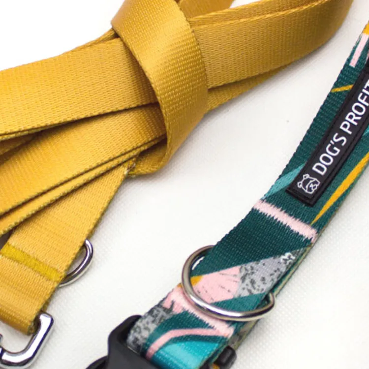 Smycz przepinana CARAMEL 200cm 20mm