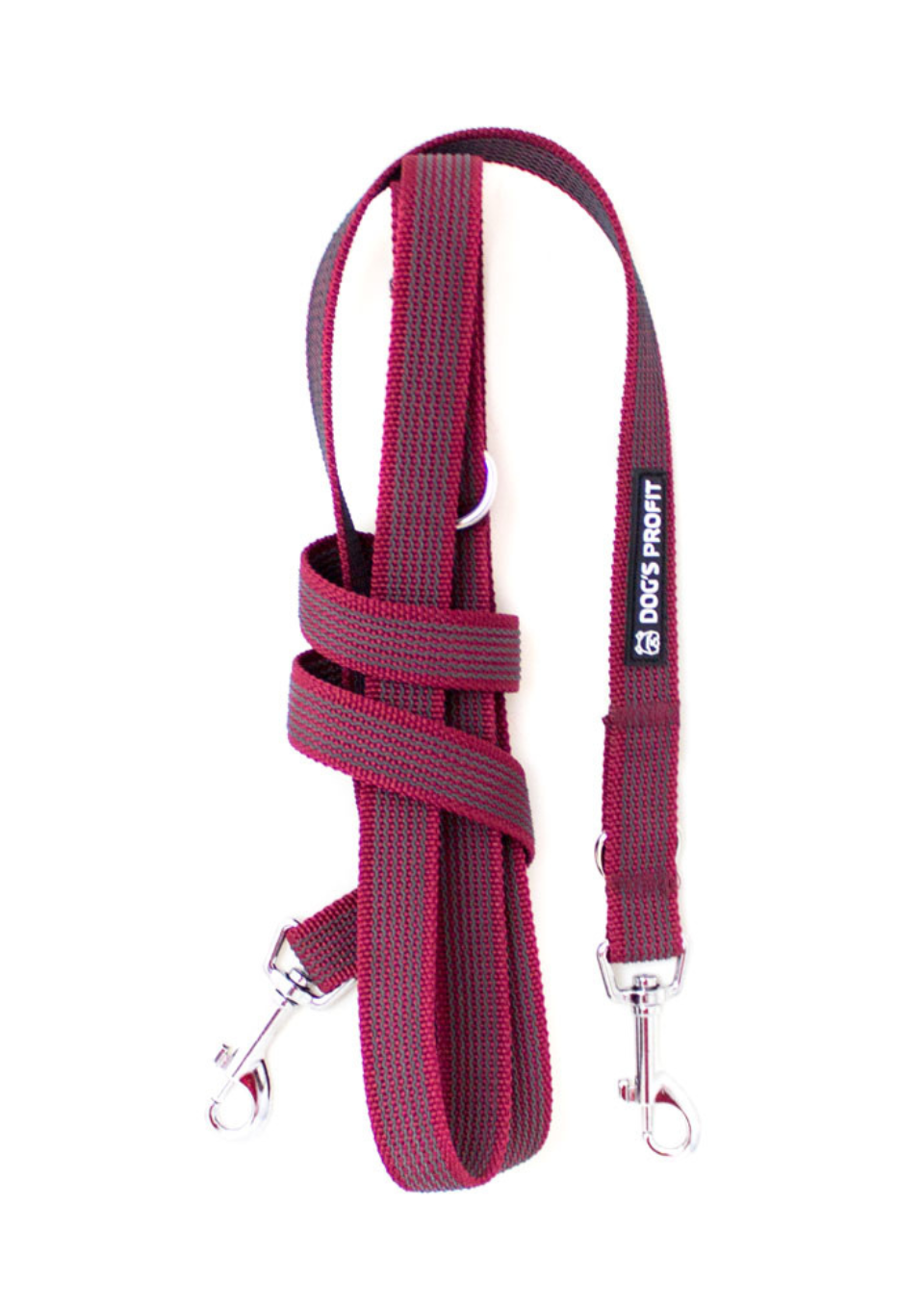 Gumowana smycz przepinana CHERRY 200cm 20mm