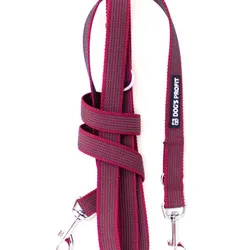 Gumowana smycz przepinana CHERRY