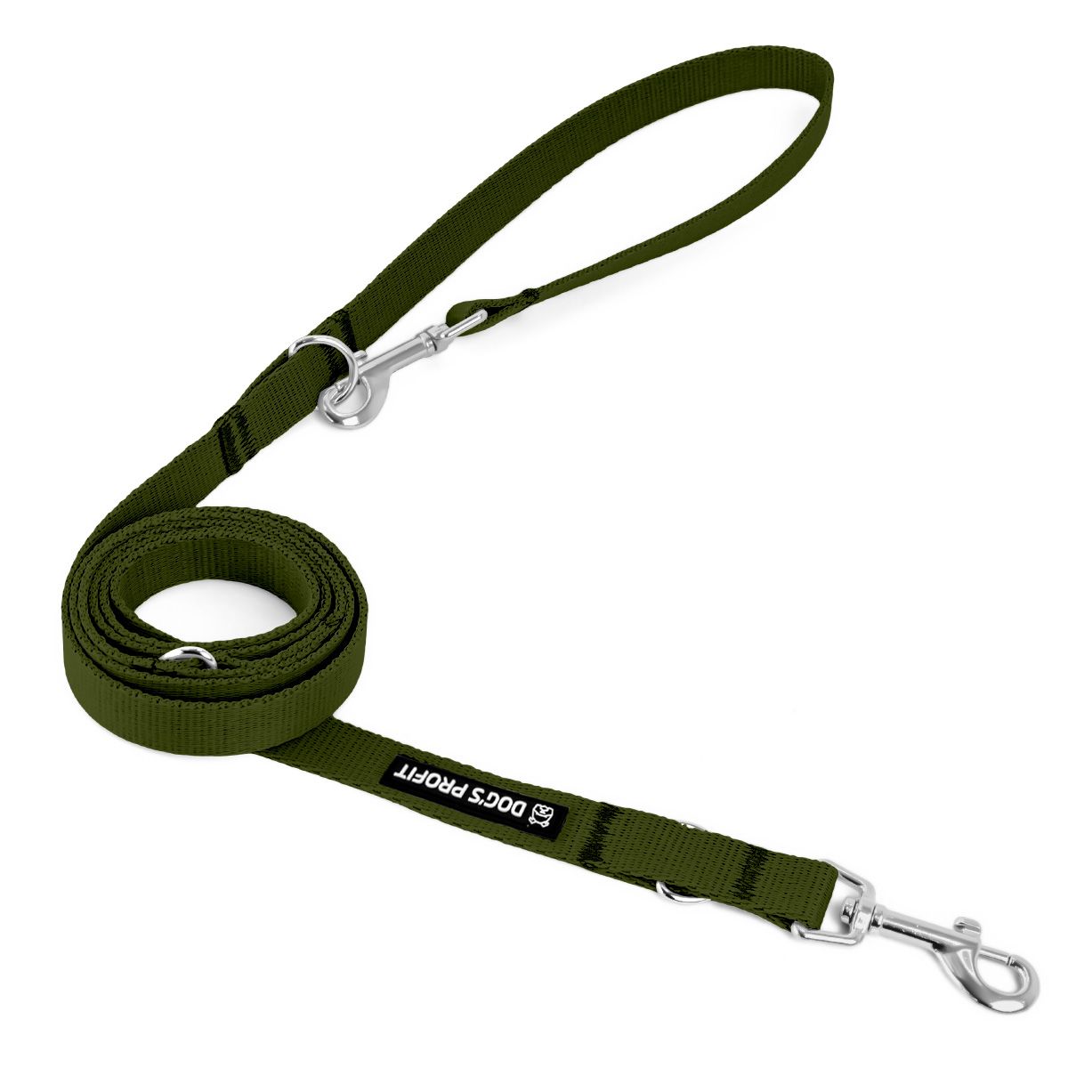 Smycz przepinana KHAKI JAK KHAKI