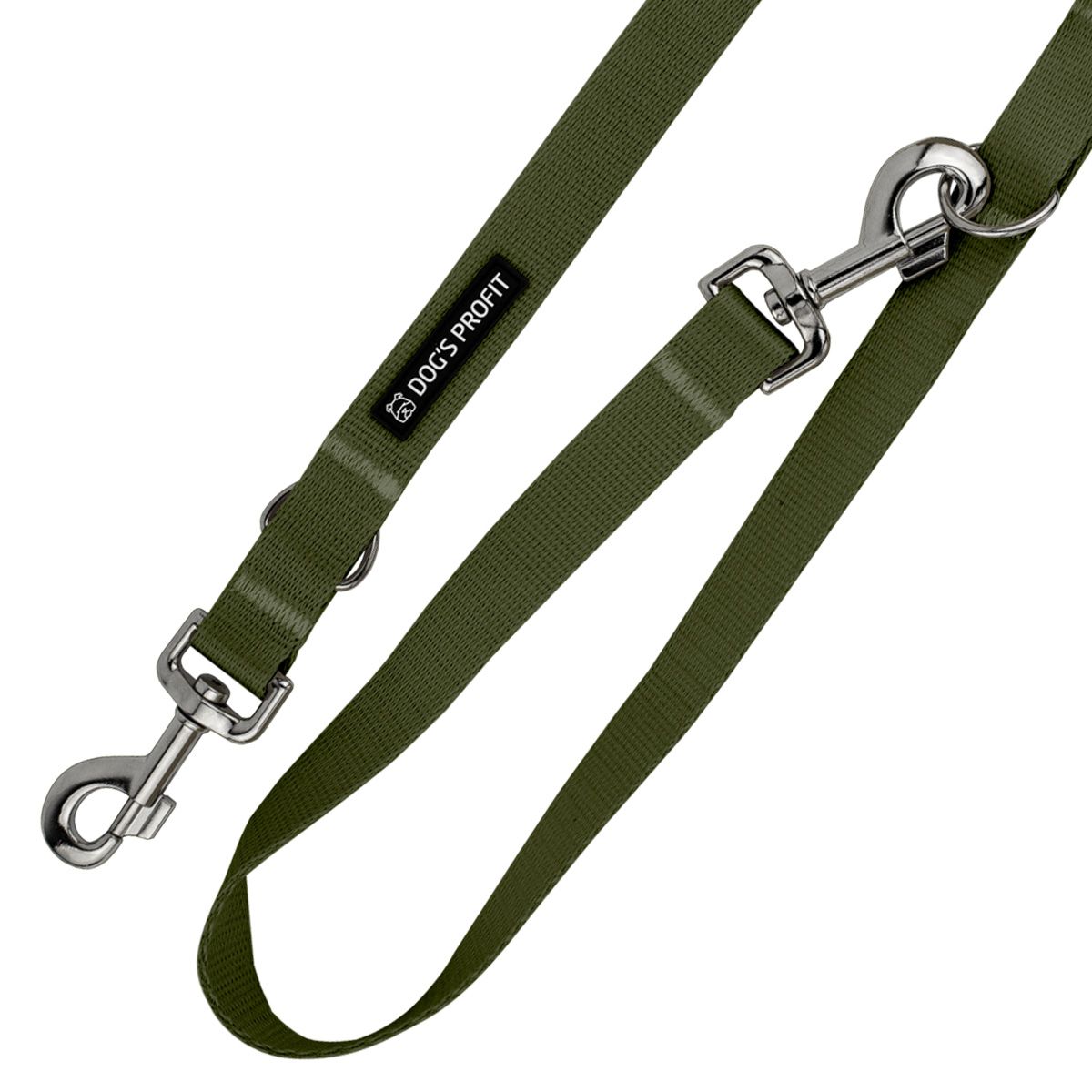 Smycz przepinana KHAKI JAK KHAKI 200cm 20mm