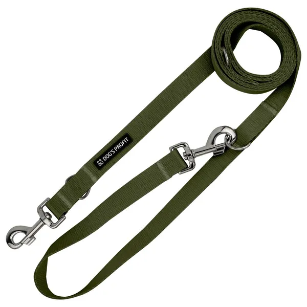 Smycz przepinana KHAKI JAK KHAKI