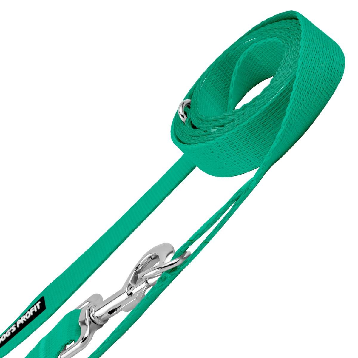 Smycz przepinana LAZUROWA JAK WYBRZEŻE 200cm 15mm