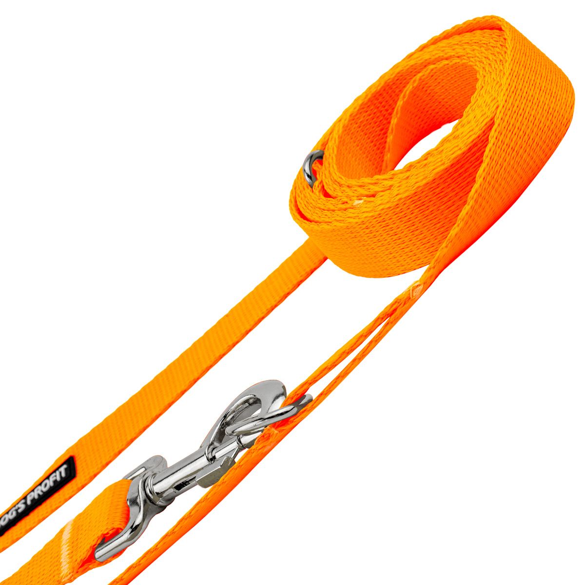 Smycz przepinana POMARAŃCZOWA JAK POMARAŃCZA 200cm 20mm