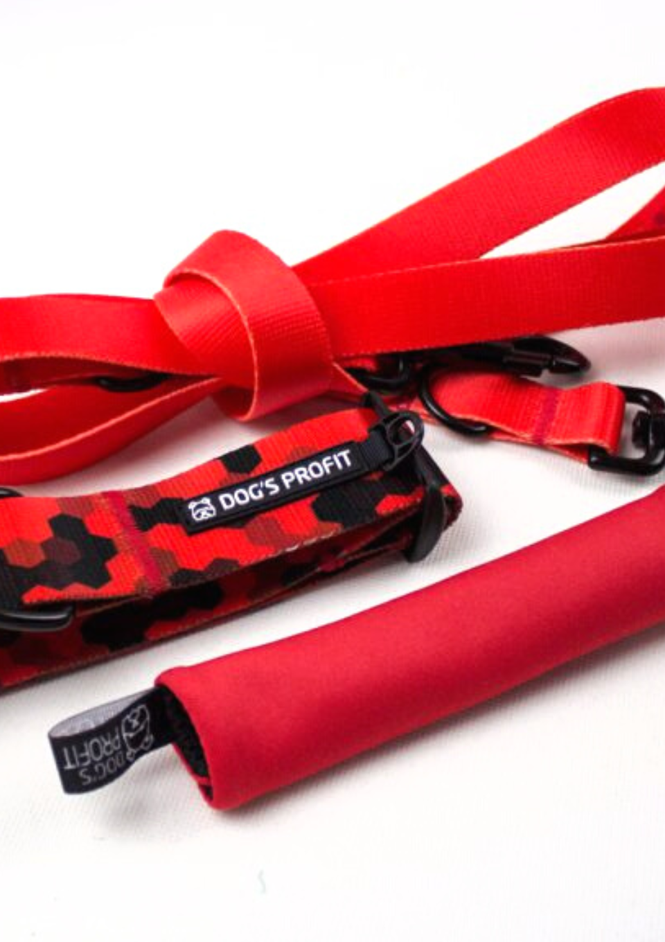 Smycz przepinana ROSSO 200cm 20mm