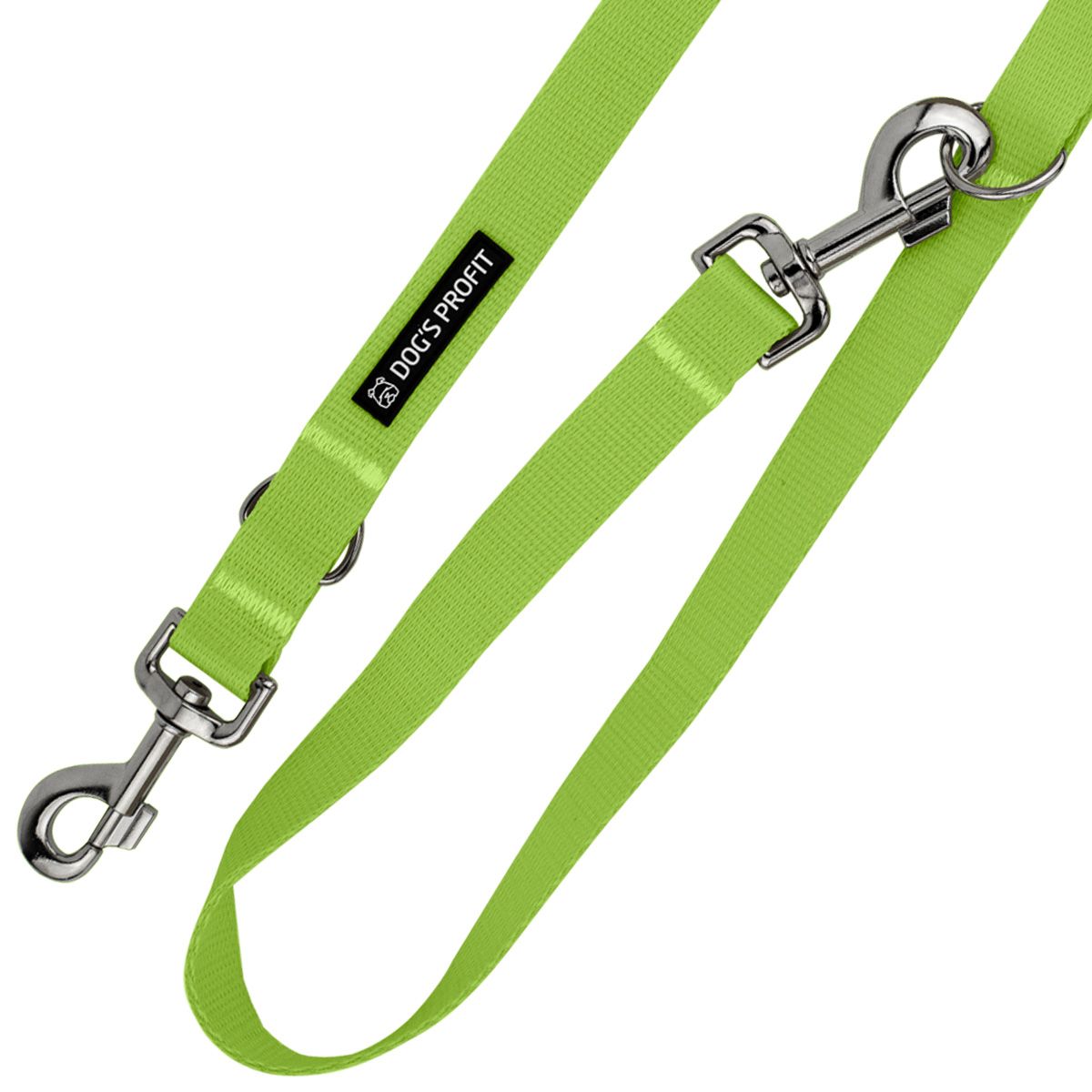 Smycz przepinana ZIELONA JAK TRAWA 200cm 20mm