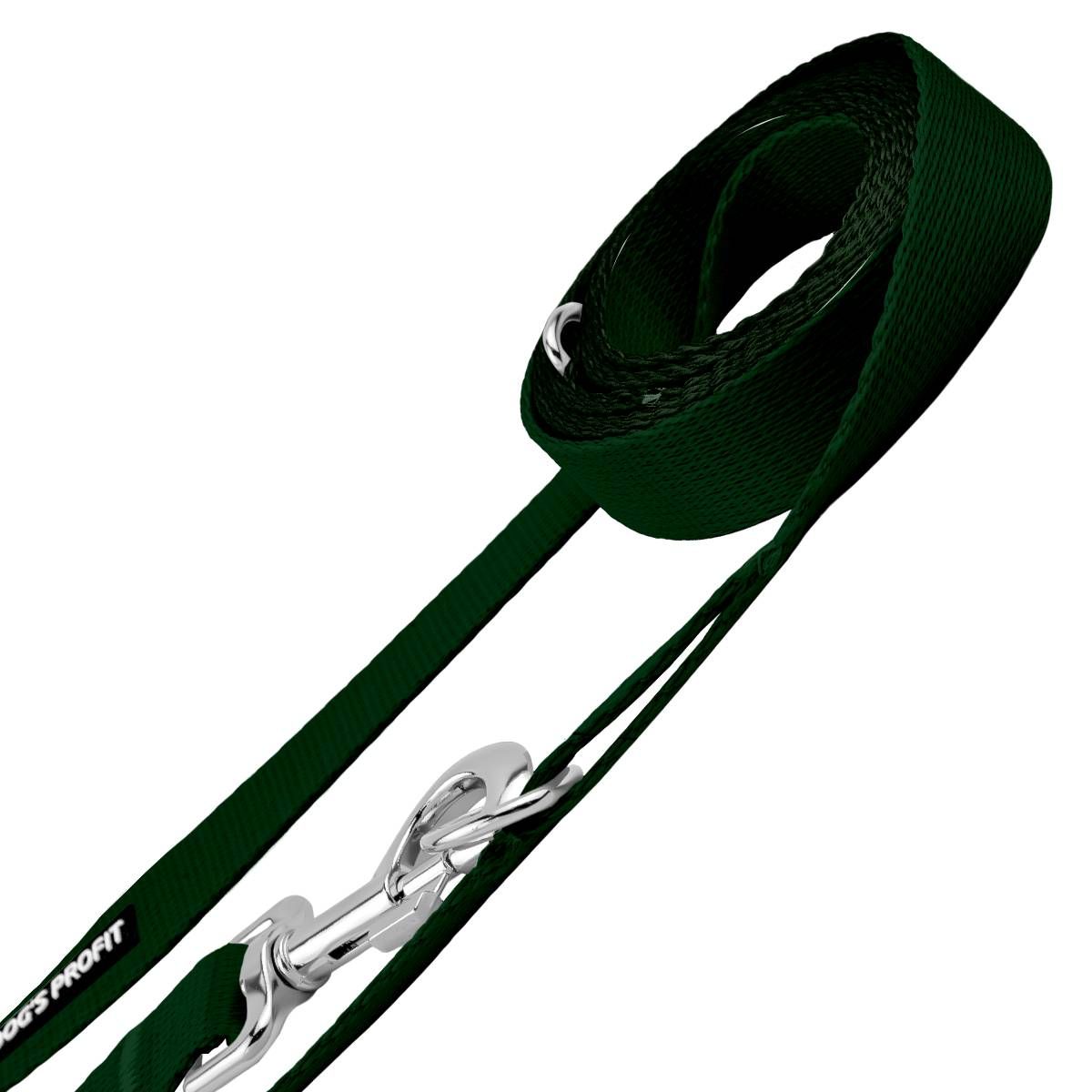 Smycz przepinana ZIELONA JAK BUTELKA 200cm 15mm