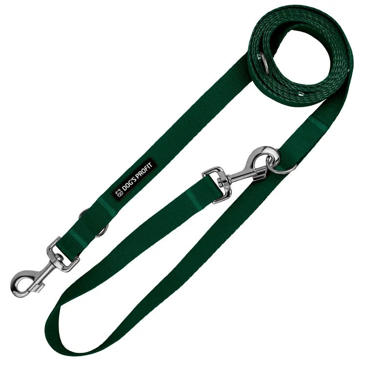 Smycz przepinana ZIELONA JAK BUTELKA 200cm 15mm