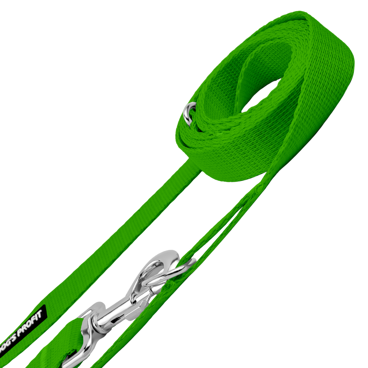 Smycz przepinana ZIELONA JAK TRAWA 200cm 20mm