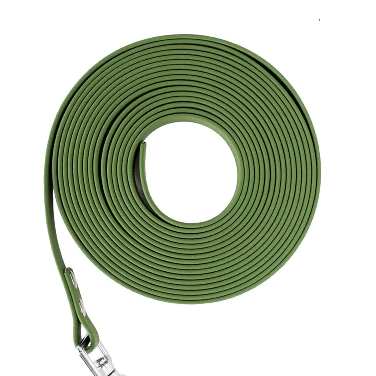 Smycz treningowa ADVENTURE OLIVE 5m 13mm