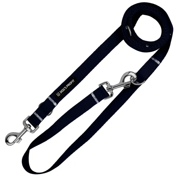 Smycz przepinana NIEBIESKA JAK NOCNE NIEBO