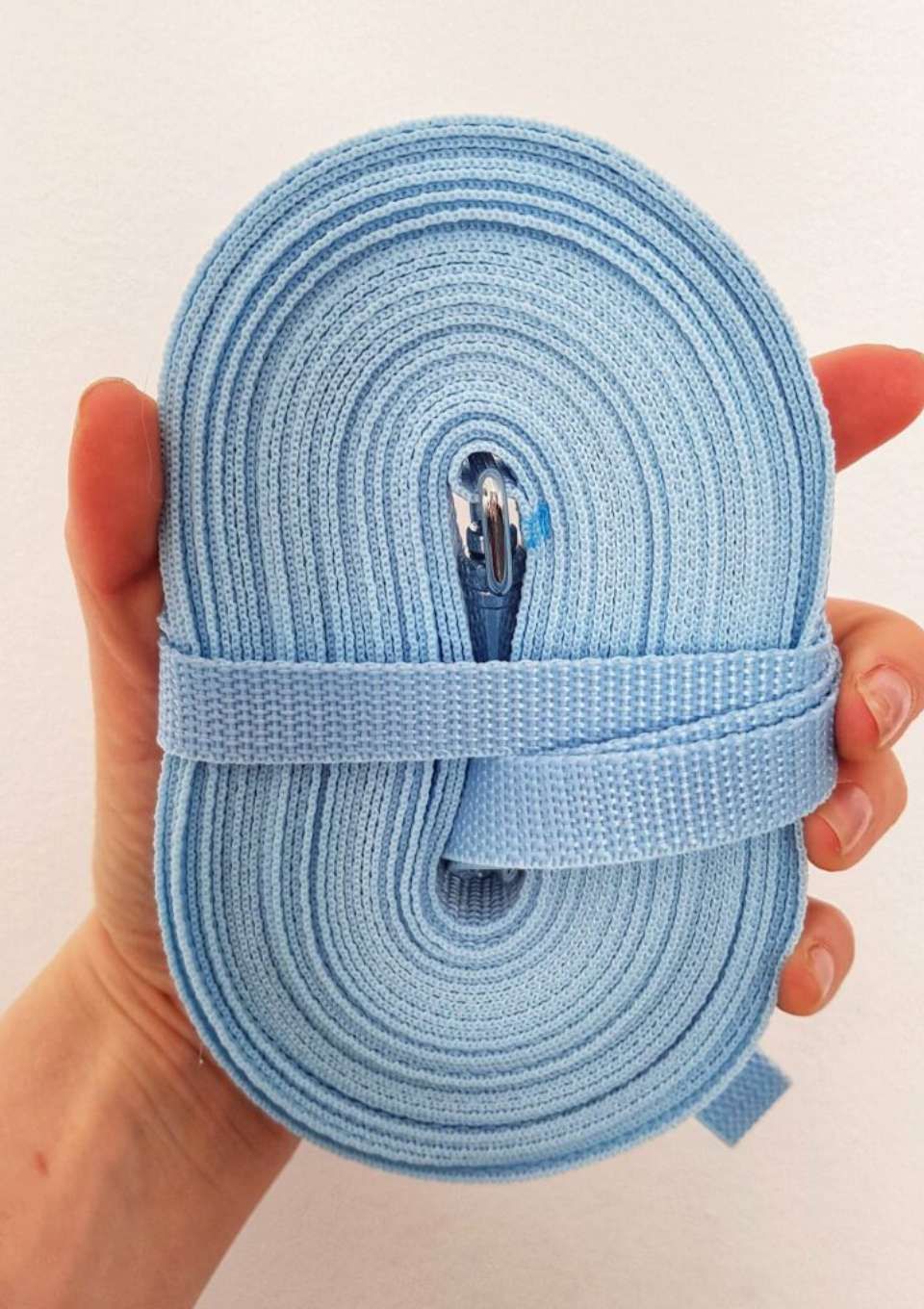 Smycz treningowa BŁĘKITNA 5m 15mm