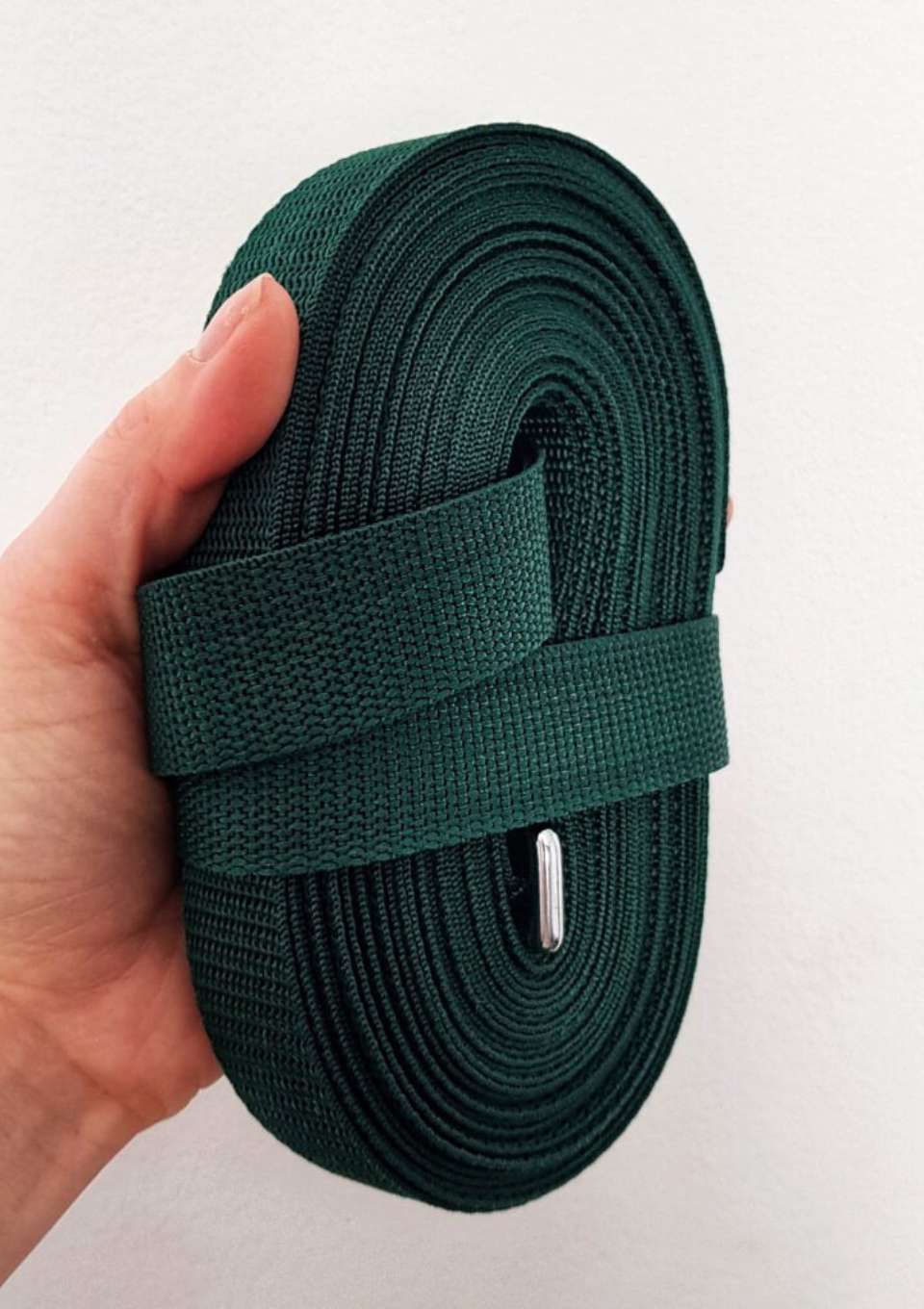 Smycz treningowa BUTELKOWA ZIELEŃ 5m 15mm