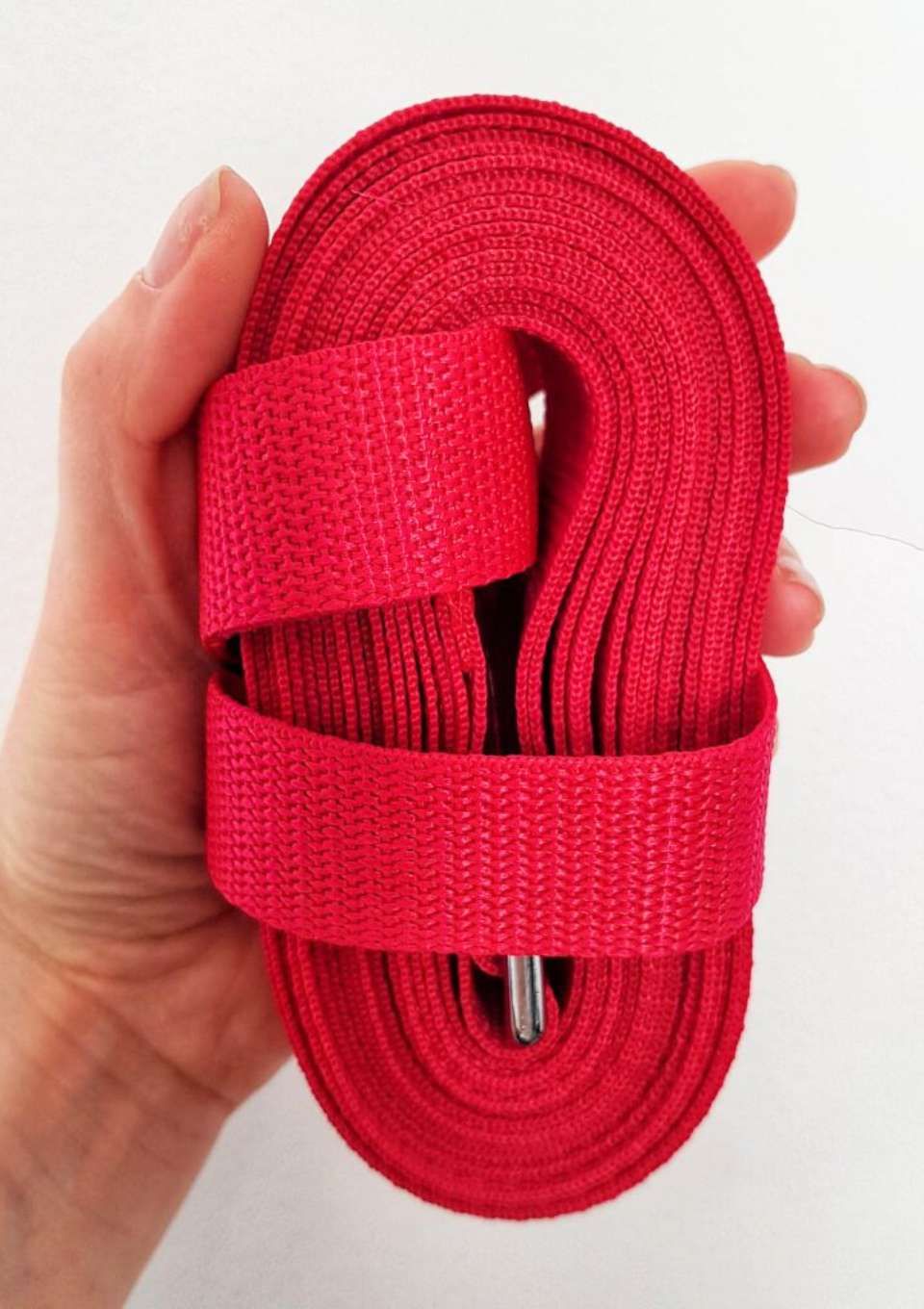 Smycz treningowa CZERWONA 5m 15mm