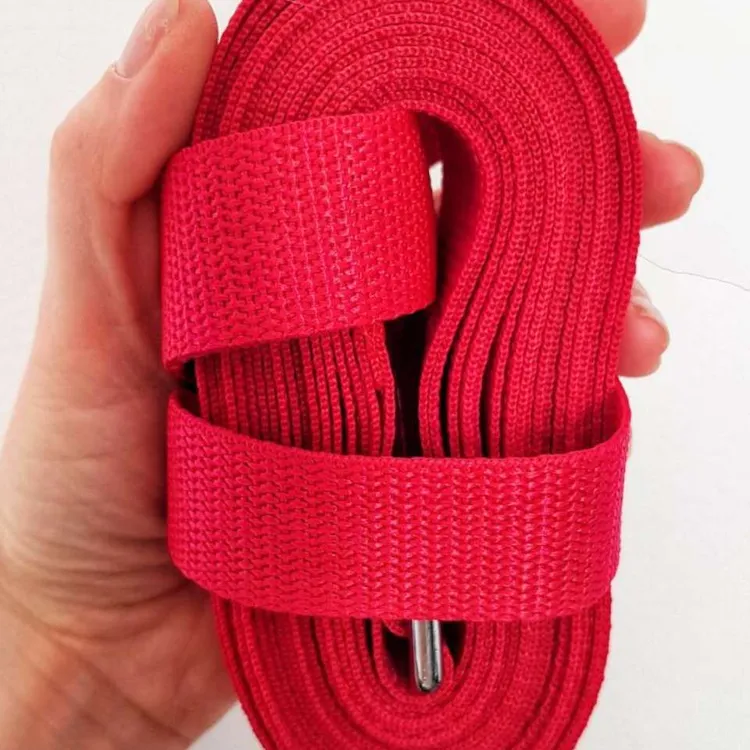 Smycz treningowa CZERWONA 5m 15mm